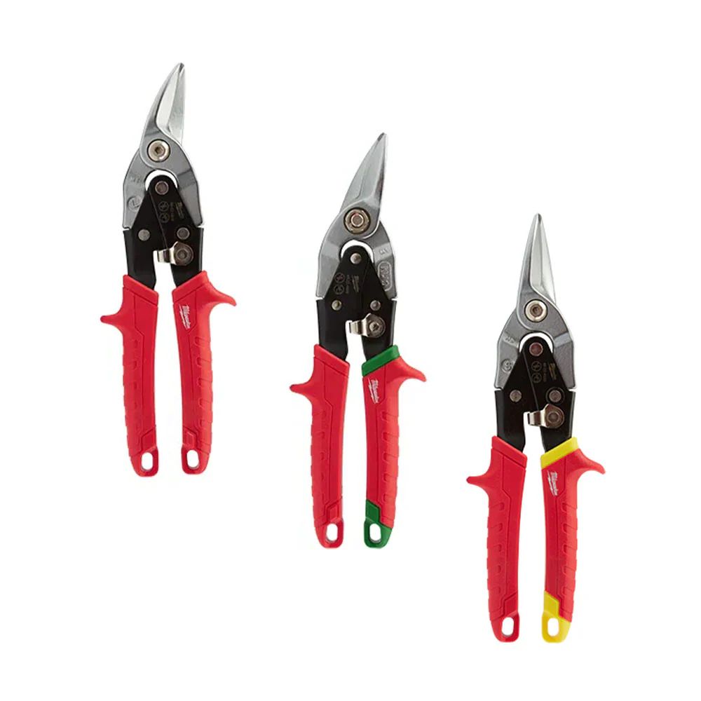 Milwaukee 3pc Aviation Snips Set