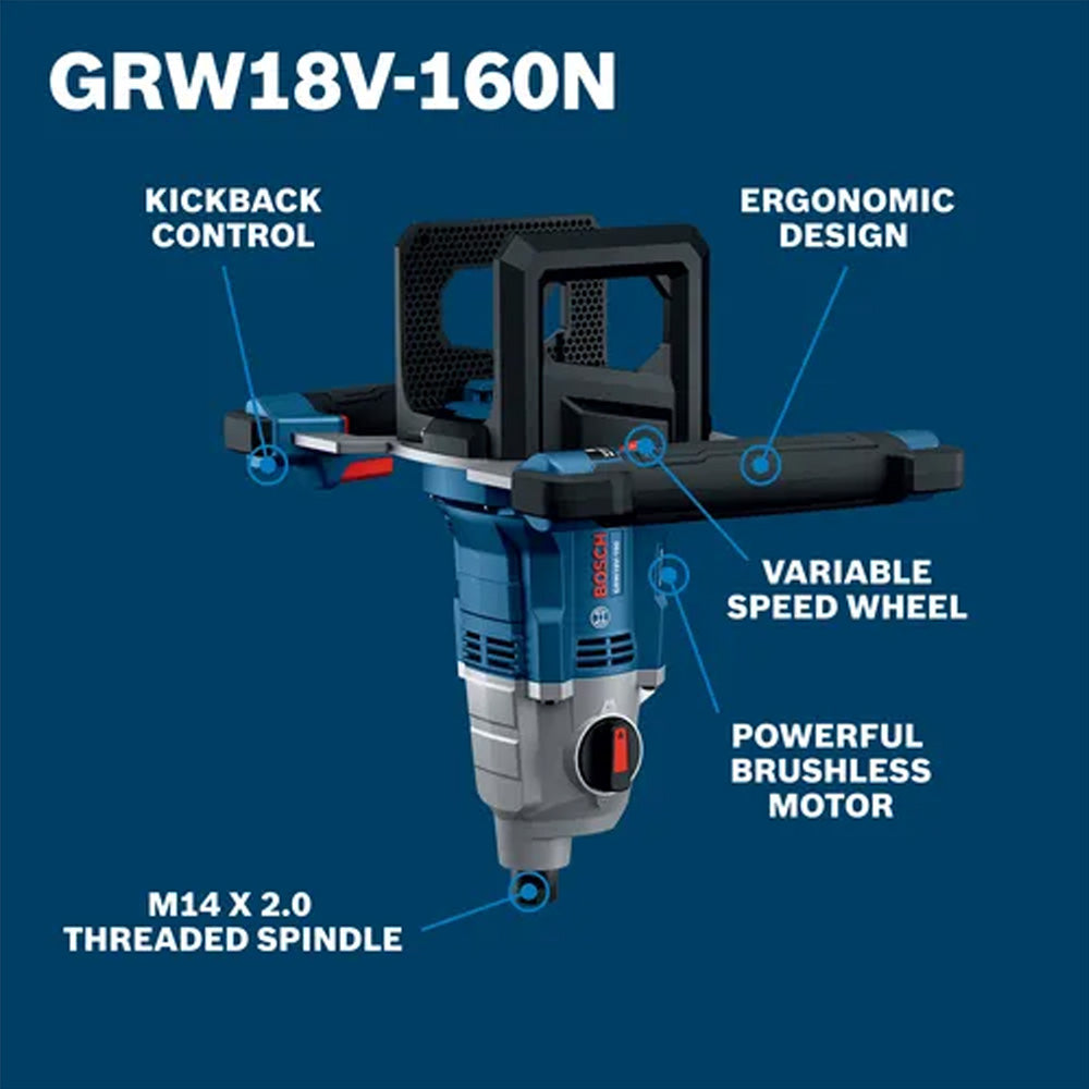 Bosch 18V High Torque Mixer (Bare Tool)