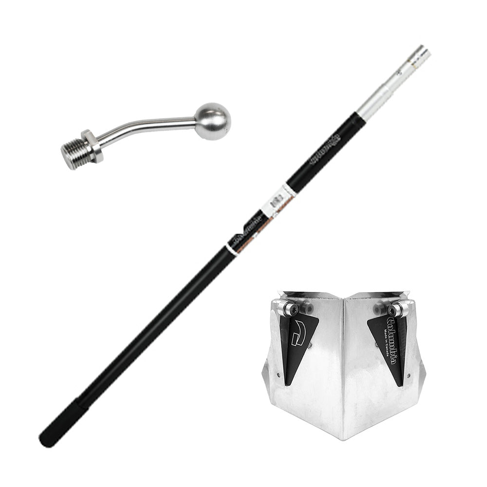 Columbia Standard Flusher & Twist Lock Handle & Adapter