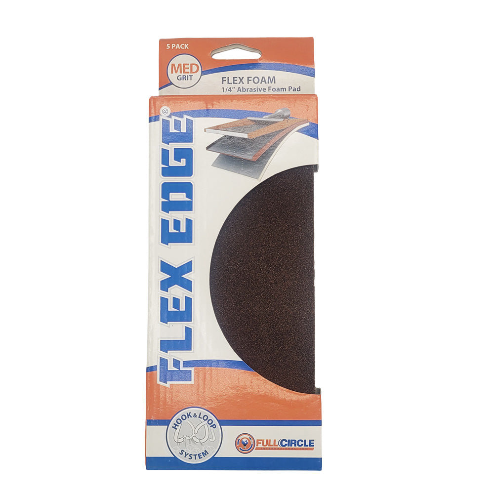 Full Circle Flex Edge 1/4" Abrasive Foam Pad - 5 Pack