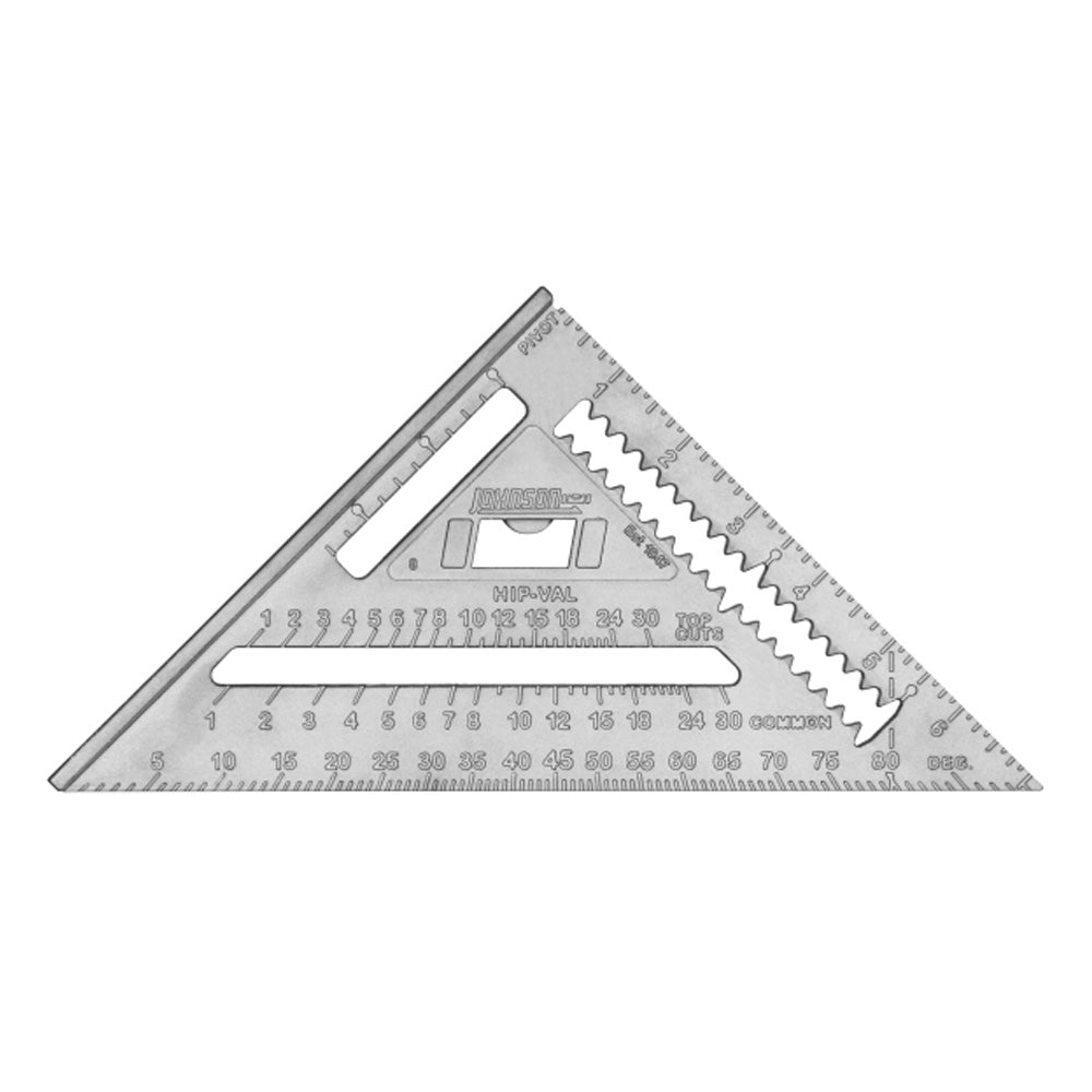 Johnson Level 7" Johnny Square® Aluminum Rafter Square