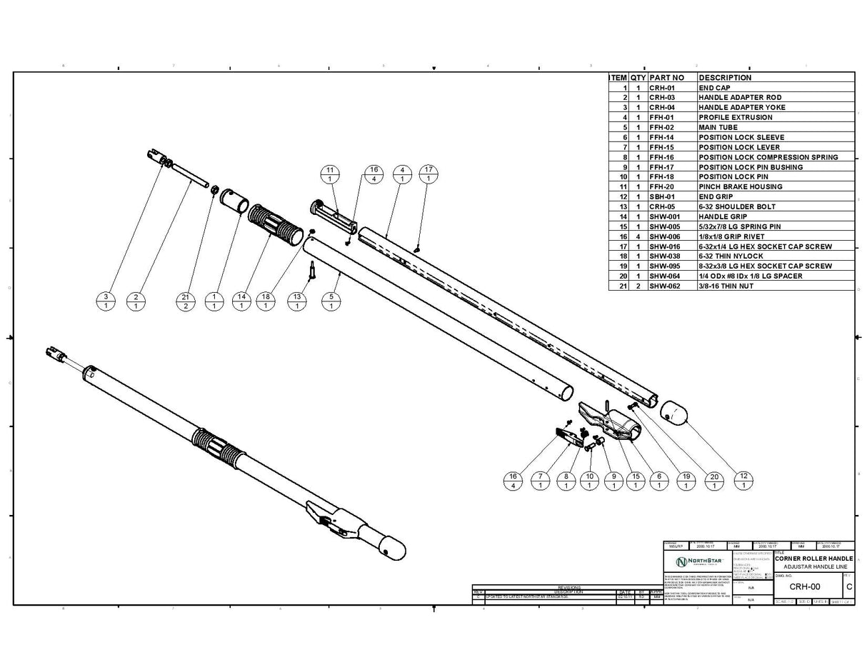 Northstar Extendable Handle Repair Parts