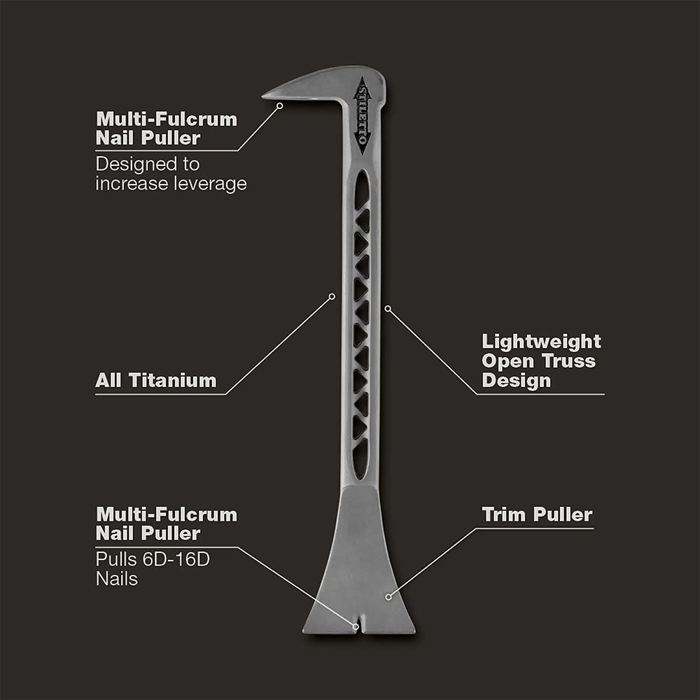 Stiletto 9.5" Titanium Trimbar