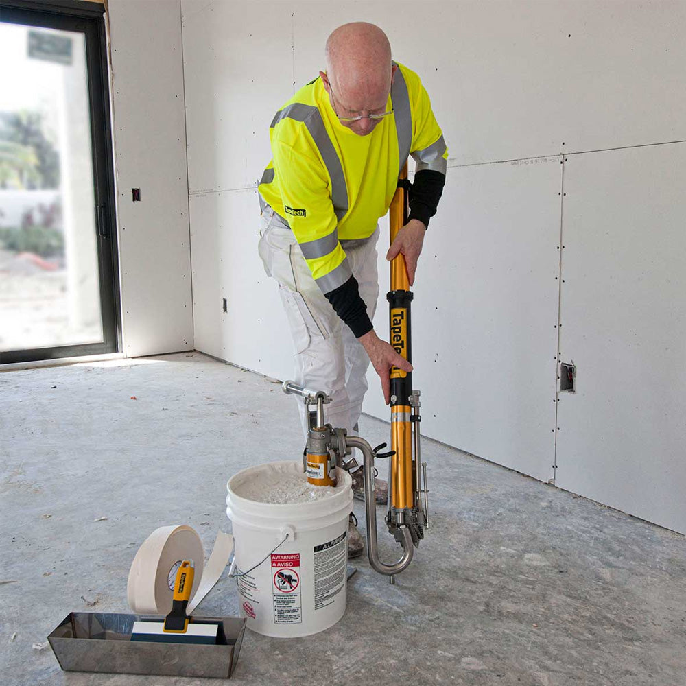TapeTech HiVis Long-Sleeved Taped Safety Shirt with a Black Bottom