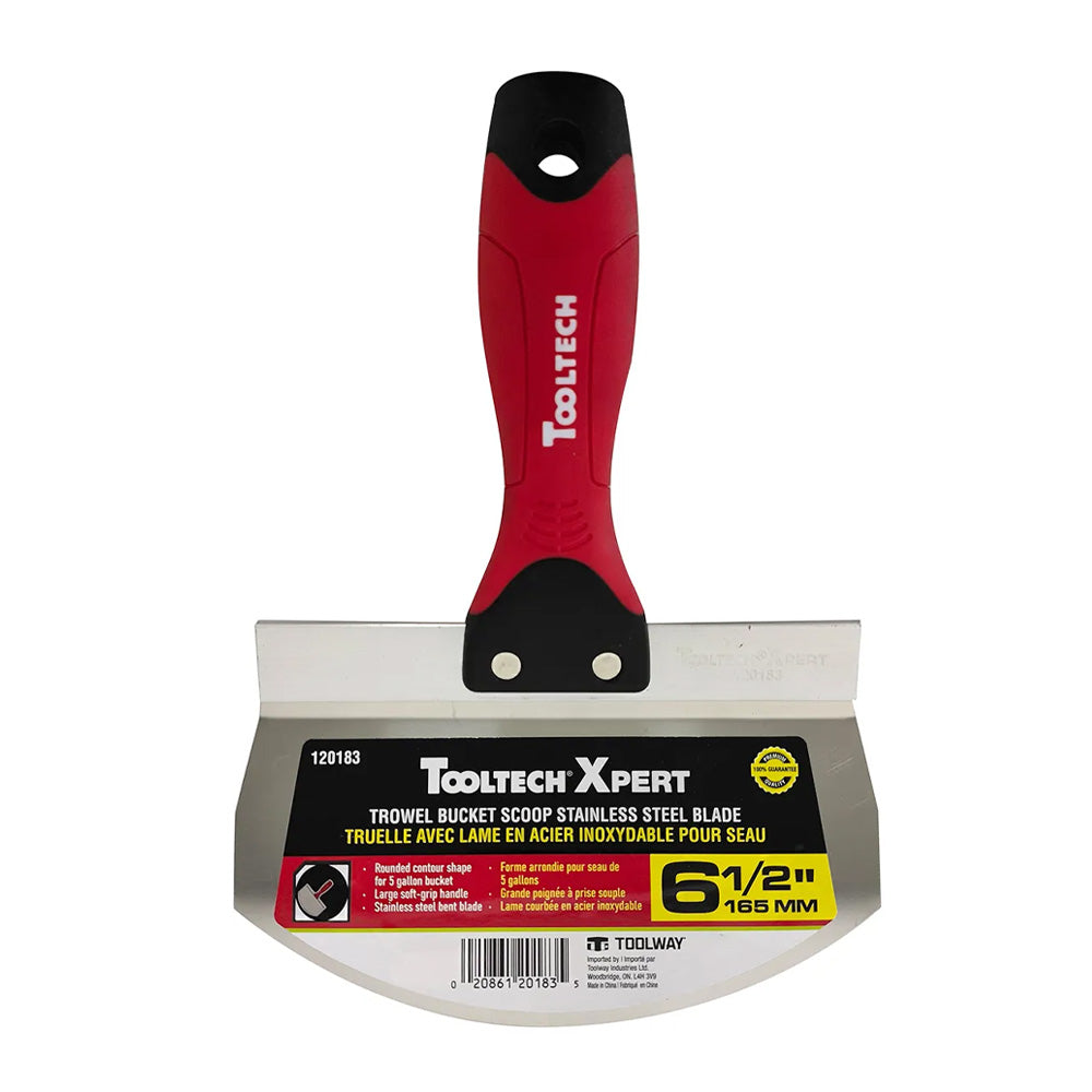 ToolTech Xpert Stainless Steel Trowel Bucket Scoop