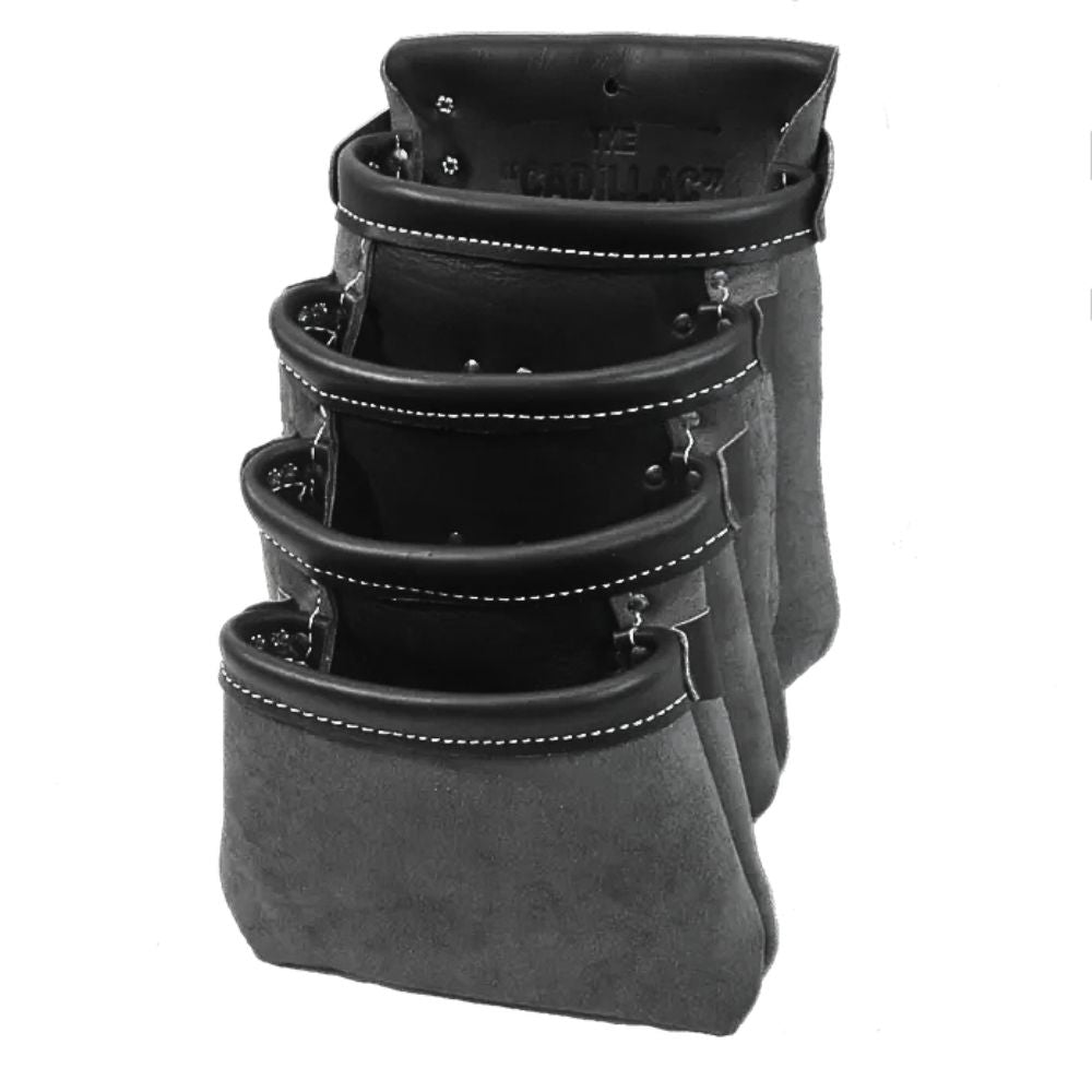 Viking Leather 4 Pocket Leather Nail Pouch