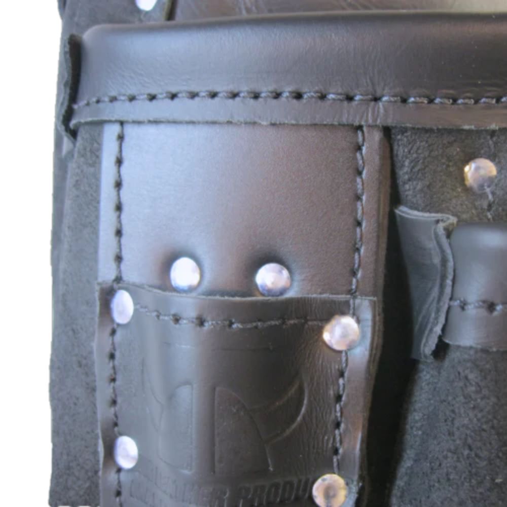Viking Leather Leather Triple Plus Nail Pouch