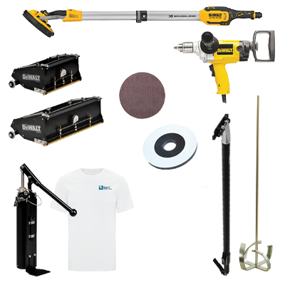 DeWALT Black & Yellow Set With Black Aluminum Frame Case