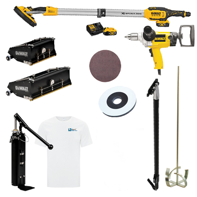 DeWALT Black & Yellow Set With Black Aluminum Frame Case