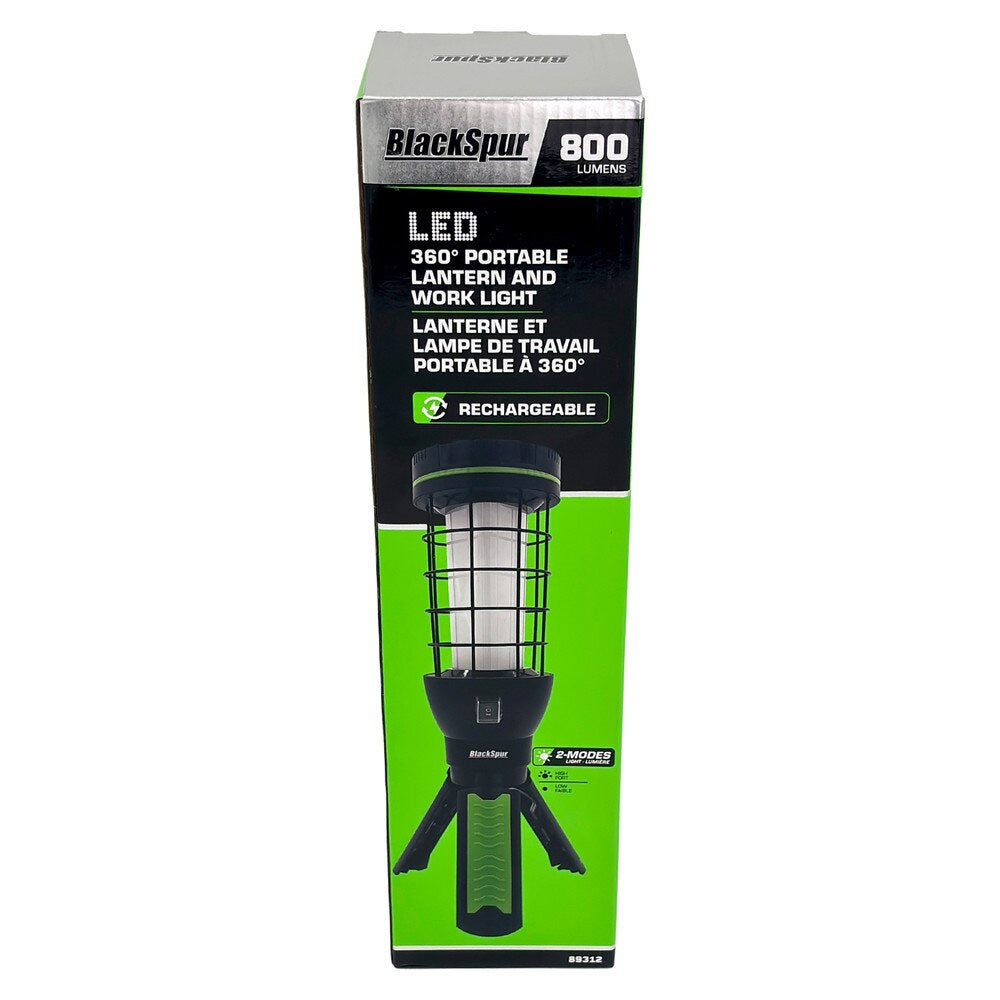 BlackSpur 360° Portable Lantern & Work Light - 800LM