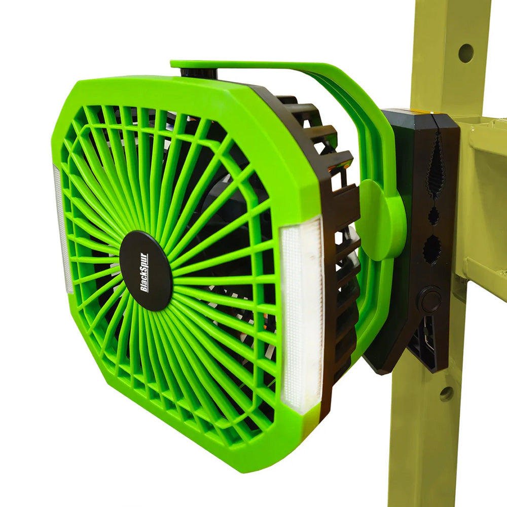 BlackSpur Dual-Function Work Light and Fan