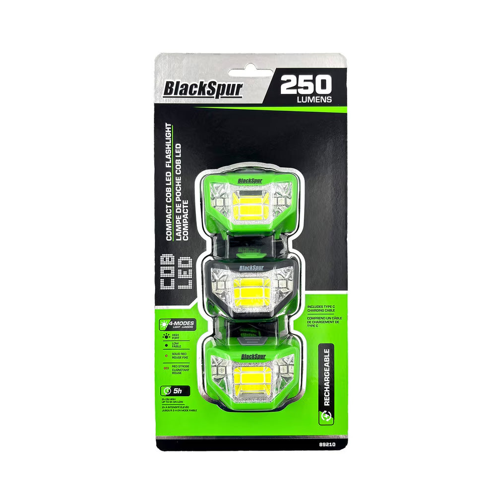 BlackSpur Compact COB Headlamp Set - 3pc