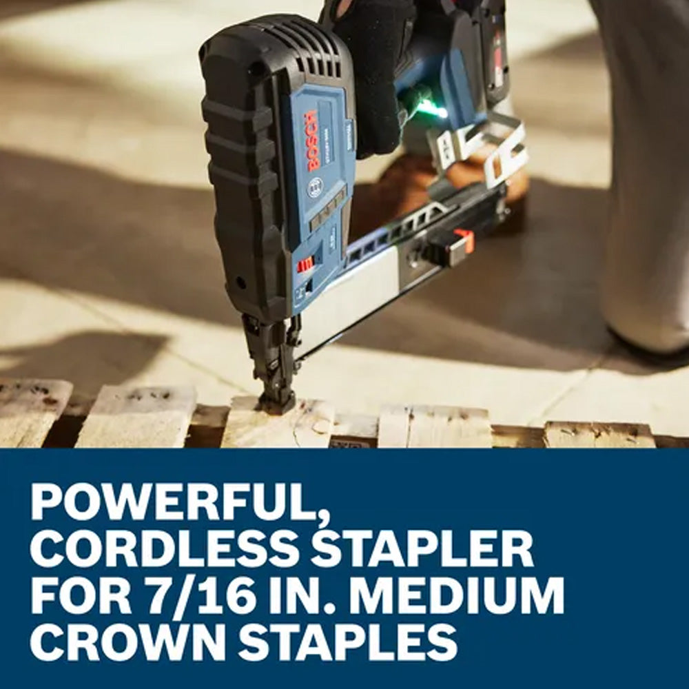 Bosch 18V Brushless 16-Gauge 7/16 In. Medium Crown Stapler