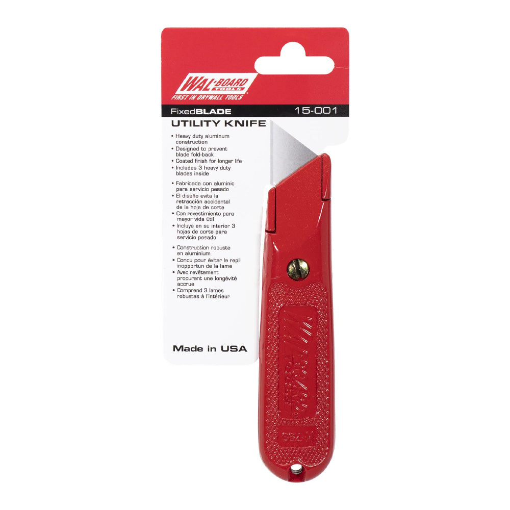Wal-Board K-799 Deluxe Fixed Blade Utility Knife