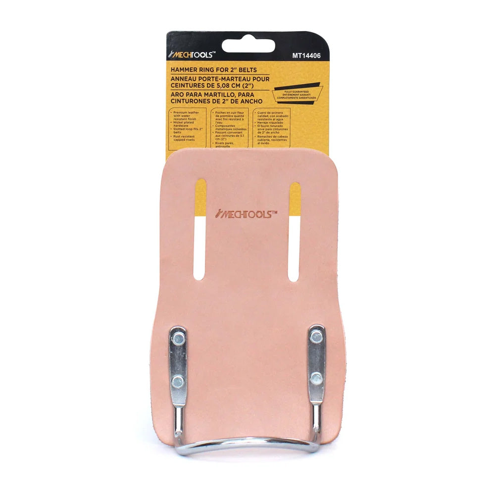 MechTools Water-Resistant Leather Hammer Ring