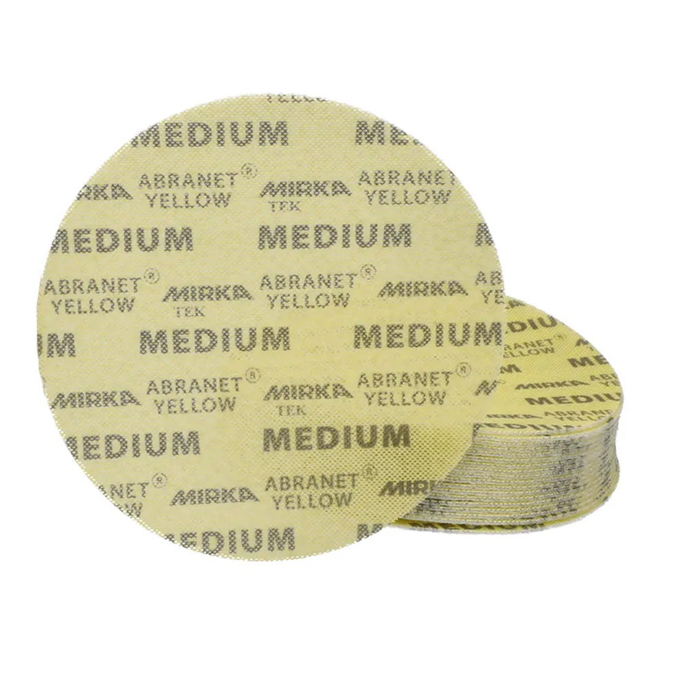 Mirka Abranet Yellow 9" Grip Discs - 20 Pack