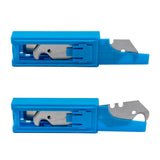 OX Pro Heavy Duty Hooked Knife Blades & Dispenser (10 Pack)