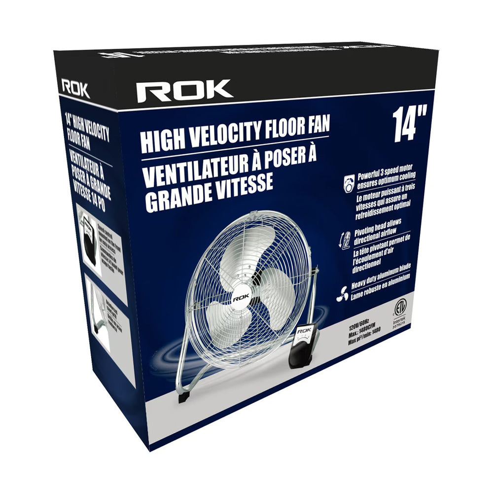 ROK High Velocity Floor Fans