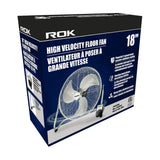 ROK High Velocity Floor Fans