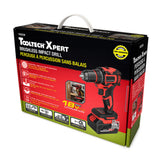 ToolTech Xpert 20V Cordless Brushless Drill w/ 10mm Keyless Metal Chuck