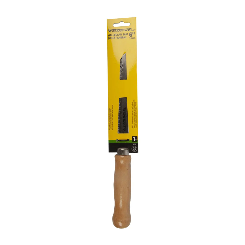 ToolTech Workbench 6" Drywall Jab Saw w/ Wood Handle